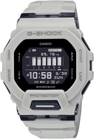 Casio GBD-200UU-9 Men's G-Shock G-Squad Digital Dial Watch, Resin Band - Grey