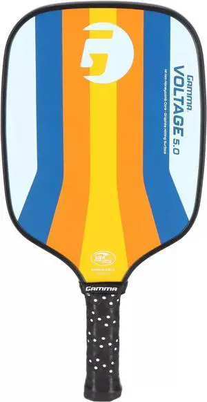 Gamma Voltage 5.0 Pickleball Paddle, Blue & Orange