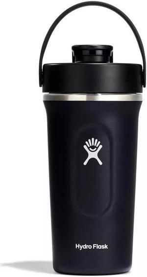 Hydro Flask Double Wall Vacuum Insulation Shaker Bottle, 24oz - Black