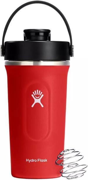 Hydro Flask Double Wall Vacuum Insulated Shaker Bottle, 24oz - Goji Red