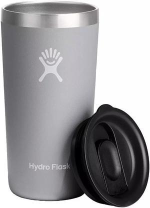 Hydro Flask Insulated Tumbler with Lid and Double Wall, 12 oz - Birch Gray