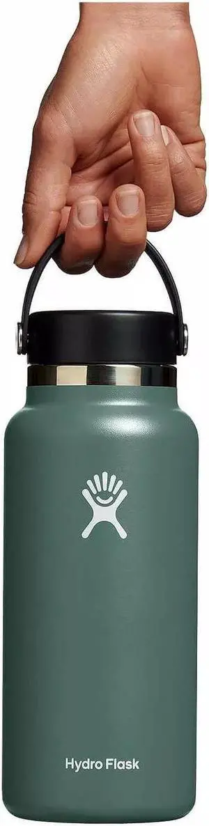 Hydro Flask Vacuum Insulated Wide Mouth Water Bottle, 32 oz - Fir