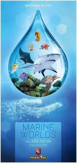 Capstone Games Ark Nova Marine Worlds Expansion Strategy Board Game, 1-4 Players