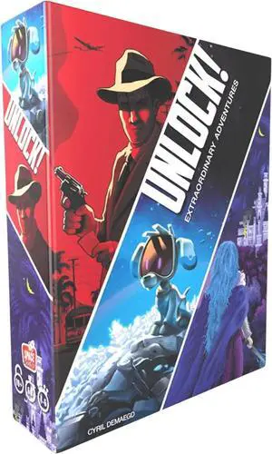 Space Cowboys Unlock 11! Extraordinary Adventure Card Game, 1-6 Players, Age 10+