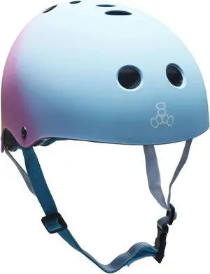 Triple Eight Certified Sweatsaver Helmet, Sunset, Size Small/Medium