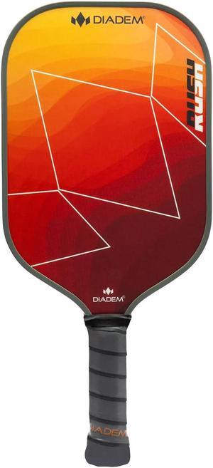 Diadem Rush Lightweight Pickleball Paddle - USAPA Approved, 16mm, Orange