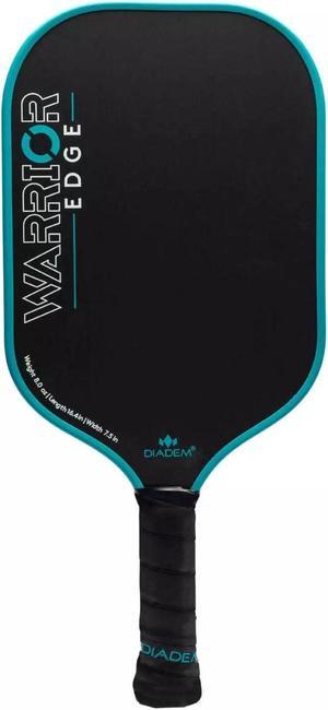 Diadem Warrior Edge Pickleball Paddle - 16mm Core, Midweight 8oz. - Teal