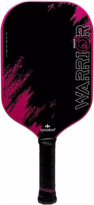 Diadem Warrior V2 Pickleball Paddle - 19mm Thick, 3 Layer Construction - Pink