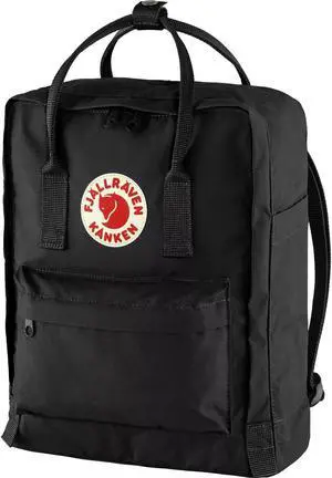Fjallraven F23561-550 Comfortable Kanken Mini Classic Outdoor Backpack - Black