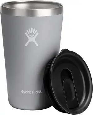 Hydro Flask Double-Wall Insulated All Around Tumbler w/Lid, 16 oz - Birch Grey