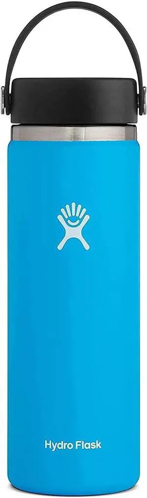 Hydro Flask 20-Oz Wide Mouth with Leak Proof Flex Cap Water Bottle, Pacific