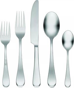 Oneida H326045Al20 Satin Icarus 45-Piece Everyday Flatware Set, Service For 8