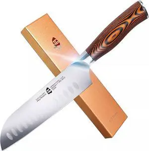 TUO Cutlery TC0704 Fiery Phoenix Series Santoku 7" Chef Knife, New in Box