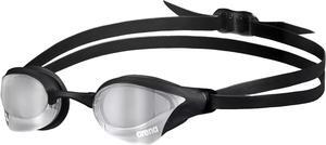 Arena Unisex Cobra Core Swipe Anti-Fog Racing Swim Goggles - Silver/Black