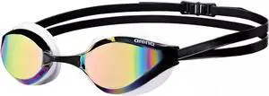 Arena Unisex Python Racing Mirror Lens Anti-Fog Swim Goggles, Copper/White