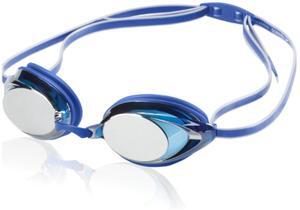 Speedo Vanquisher 2.0 Mirrored Swim Swimming Anti-Fog Racing Goggles, Blue