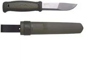 Morakniv 4.3" Kansbol Fixed Blade Knife with Sandvik Blade - Military Green
