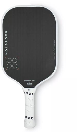 Holbrook Pickleball 14mm Power Pro E Pickleball Paddle, Carbon Fiber Surface - Black