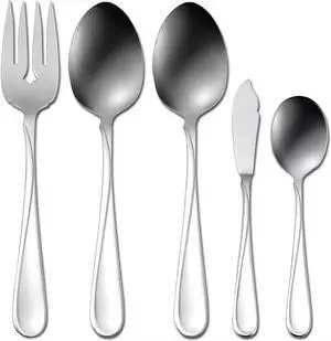 Oneida Flight 45-Piece Stainless-Steel Flatware Set, Service for 8 (2865045A)