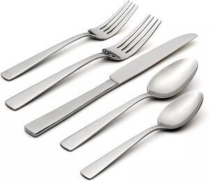 Oneida 20-Piece Everyday Nocha Flatware Set, Service for 4, Silver