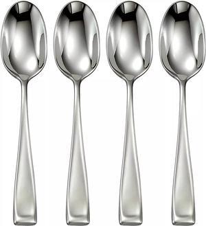 Oneida Flatware Set Moda Teaspoons, Set of 4, Silver