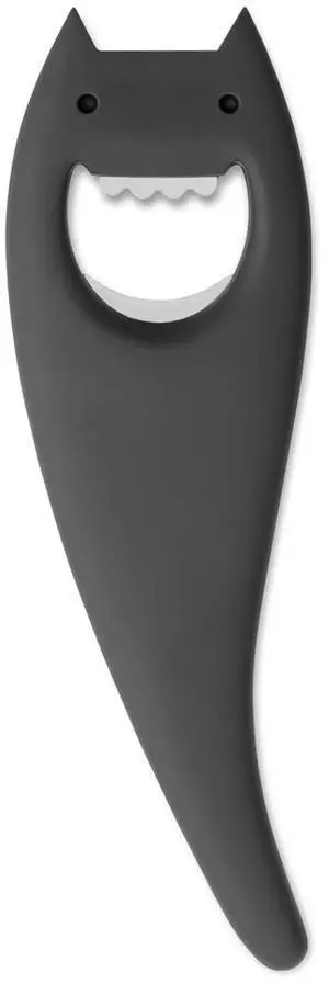 Alessi ABC01 B Diabolix Durable Curved Shape Bottle Opener Anthracite (Black)