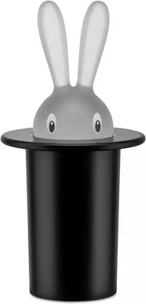 Alessi "Magic Bunny" Toothpick Holder, Black