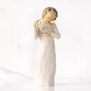 Willow Tree Love You, Just a Little Reminder, Sculpted Hand-Painted Resin Figure