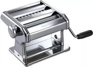 Marcato Atlas Ampia Pasta Machine, Chrome Plated Steel, Silver, Made In Italy