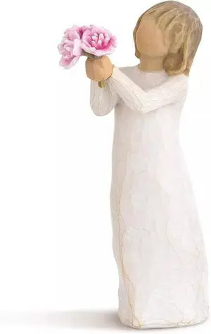 Willow Tree Thank You Angel For Love, Sculpted Hand-Painted Resin Figure