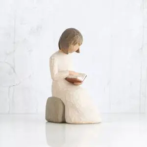 Willow Tree Wisdom, A Lifelong Love of Learning - Hand Painted Resin Figure