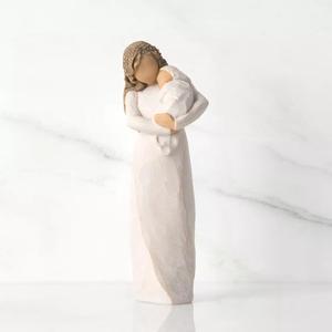 Willow Tree Sanctuary, a Warm Safe Surround of Love - Hand Painted Resin Figure