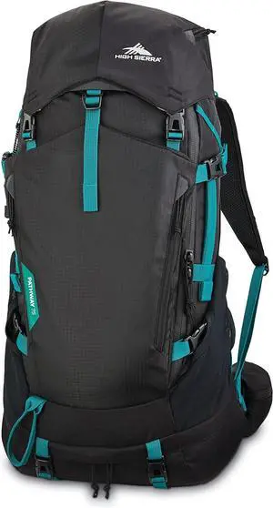 High Sierra 2.0 75L Pathway Comfortable Backpack One Size - Black