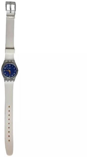 Swatch Women's The Gold Within You Analog Quartz Watch, 25mm, White