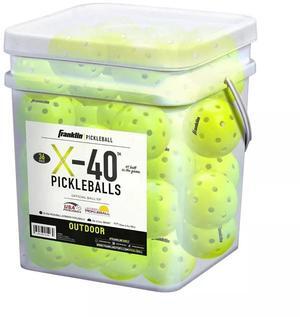Franklin Sports 36-Pack X-40 Outdoor Pickleballs, Size Regular, Yellow