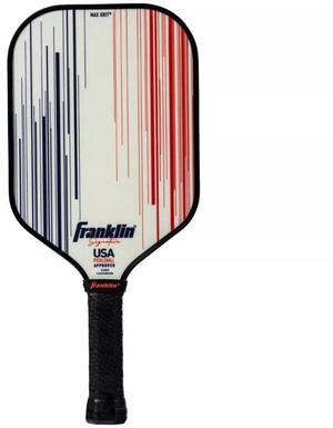 Franklin Sports 13mm Signature Pro Series Pickleball Paddle with MaxGrit, White
