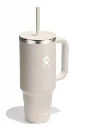 Hydro Flask All Around Double Wall Vacuum Insulated Travel Tumbler, 40oz, Oat