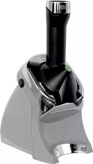 Yonanas Deluxe Frozen Fruit Soft Serve Non-Dairy Dessert Maker, 200 Watts, Gray