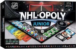 Masterpieces NHL Opoly Junior 2 to 4 Players Board Games for Kids & Adults