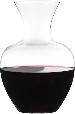 Riedel 1460/13 Classic Machine-Blown Fine Crystal Glass Apple NY Decanter, Clear