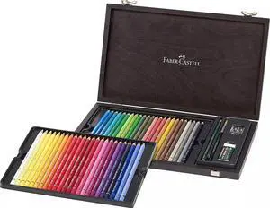 Faber Castell Albrecht Durer Watercolor Multicoloured Pencils Wood - Case of 46