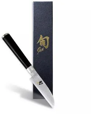 Shun DM-0714 Stainless Steel 32 layers Classic Vegetable Knife, 3.25 In - Silver