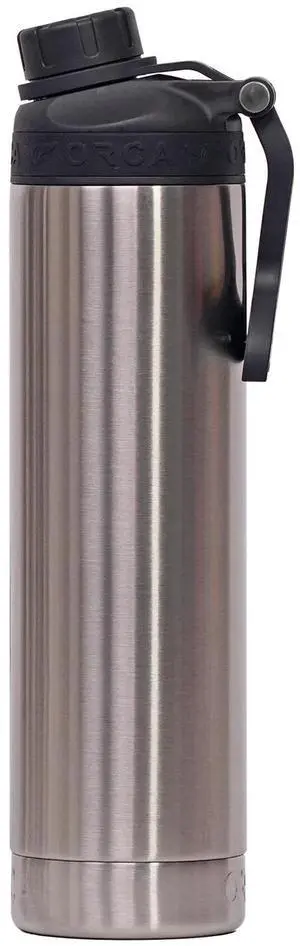 Orca Hydra 22 Oz. Stainless/Black Insulated Vacuum Bottle