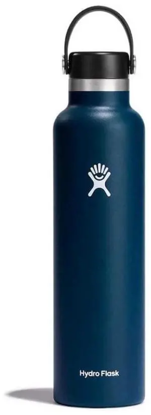 Hydro Flask Standard Mouth Vacuum Insulation Water Bottle, 24oz, Indigo