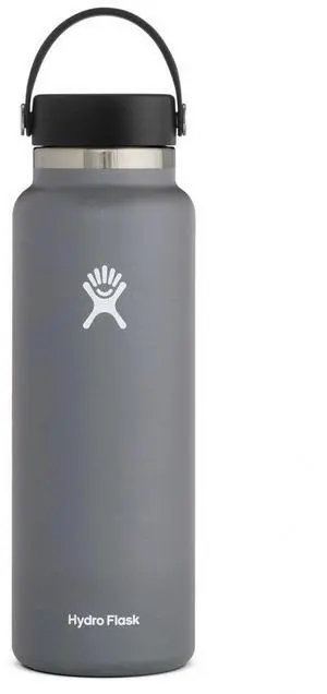 Hydro Flask Wide Mouth with Flex Cap Insulated Water Bottle, 40oz, Stone