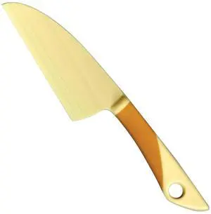 Norpro 560 Straight Edged Multicolored Cheese Knife with 4" Blade