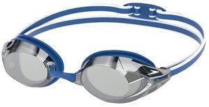 Speedo Vanquisher 3.0 Mirrored Swimming Googles, Blue/Steel/Silver Mirror
