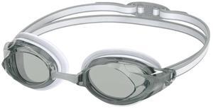 Speedo Women's Vanquisher 3.0 Mirrored Swimming Goggles, Junior, White/Steel