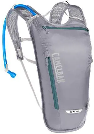 CamelBak Classic Light Adjustable Hydration Pack, 2 Liter, Gunmetal/Hydro
