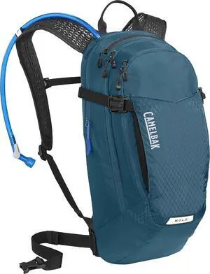 CamelBak M.U.L.E. 12 Lightweight 100oz Hydration Backpack, Moroccan Blue/Black